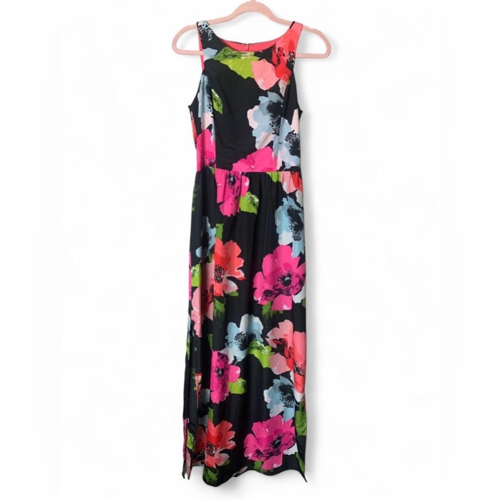 Stunning Vince Camuto Vibrant Floral Maxi Dress 🌟 size 8 EUC summer dress - Picture 2 of 7